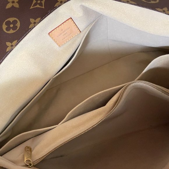 LOUIS VUITTON Authentic Artsy MM Tote Monogram LV Shoulder Large LV +Dust Bag - Picture 14 of 16